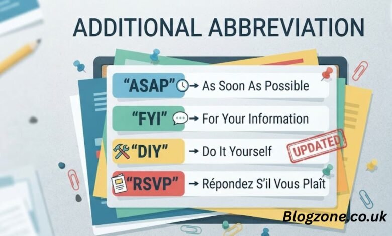 additional abbreviation