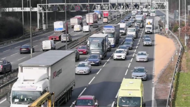 m6 walsall birmingham lanes closure
