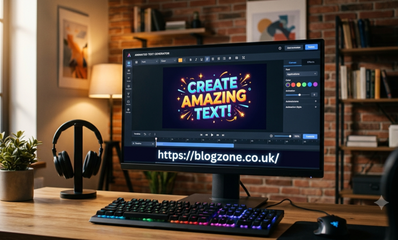 animated text generator