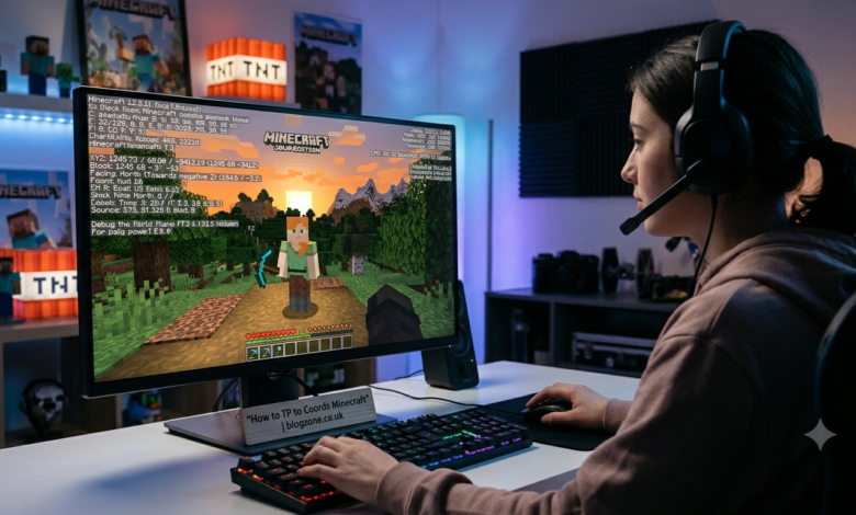 how to tp to coords minecraft